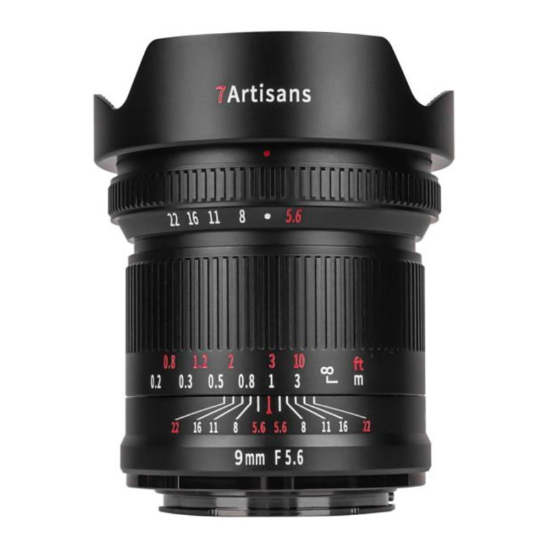 7Artisans 9mm f/5.6, Nikon Z MILC Ultra-groothoeklens Zwart