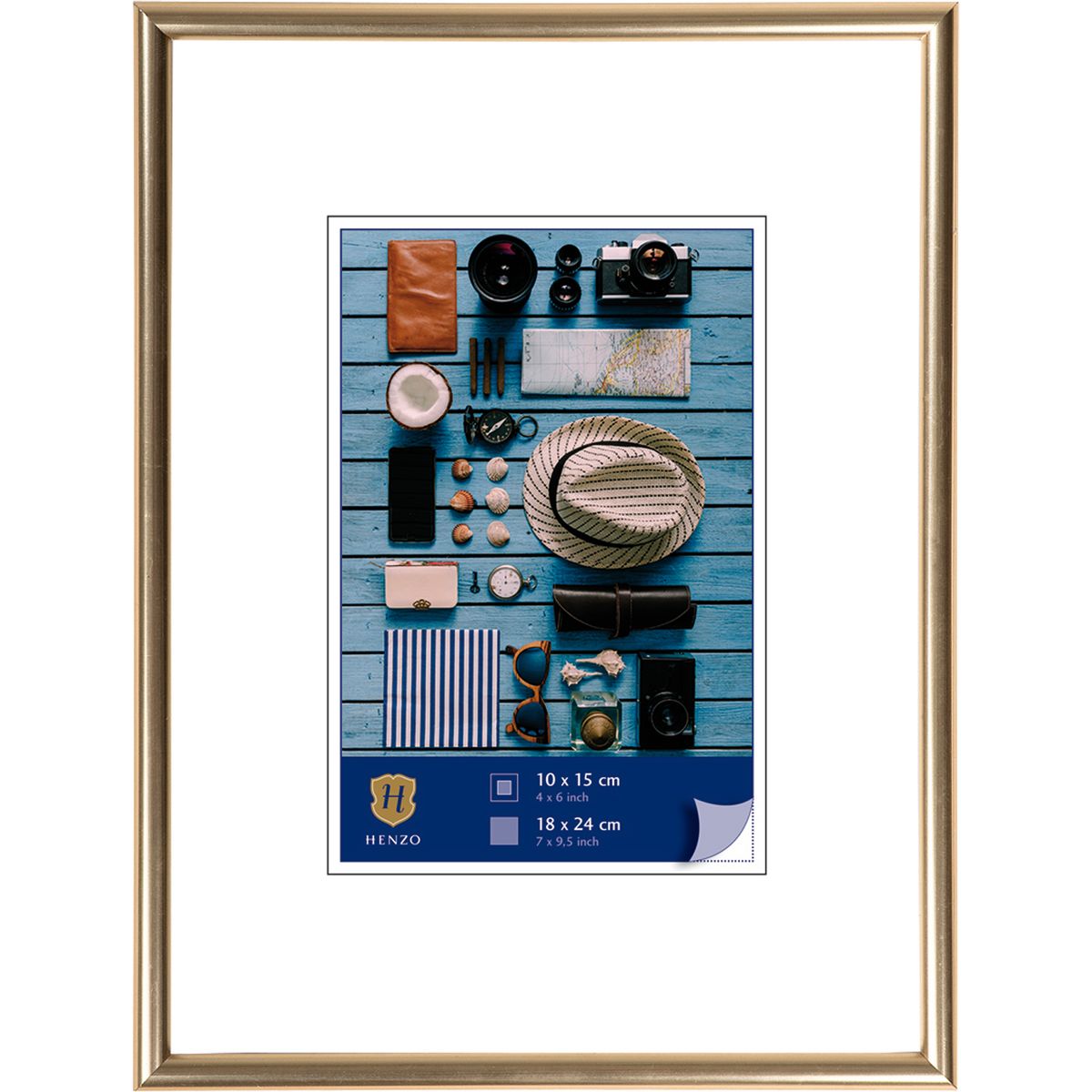 Henzo Napoli 10x15 Frame Gold afbeelding