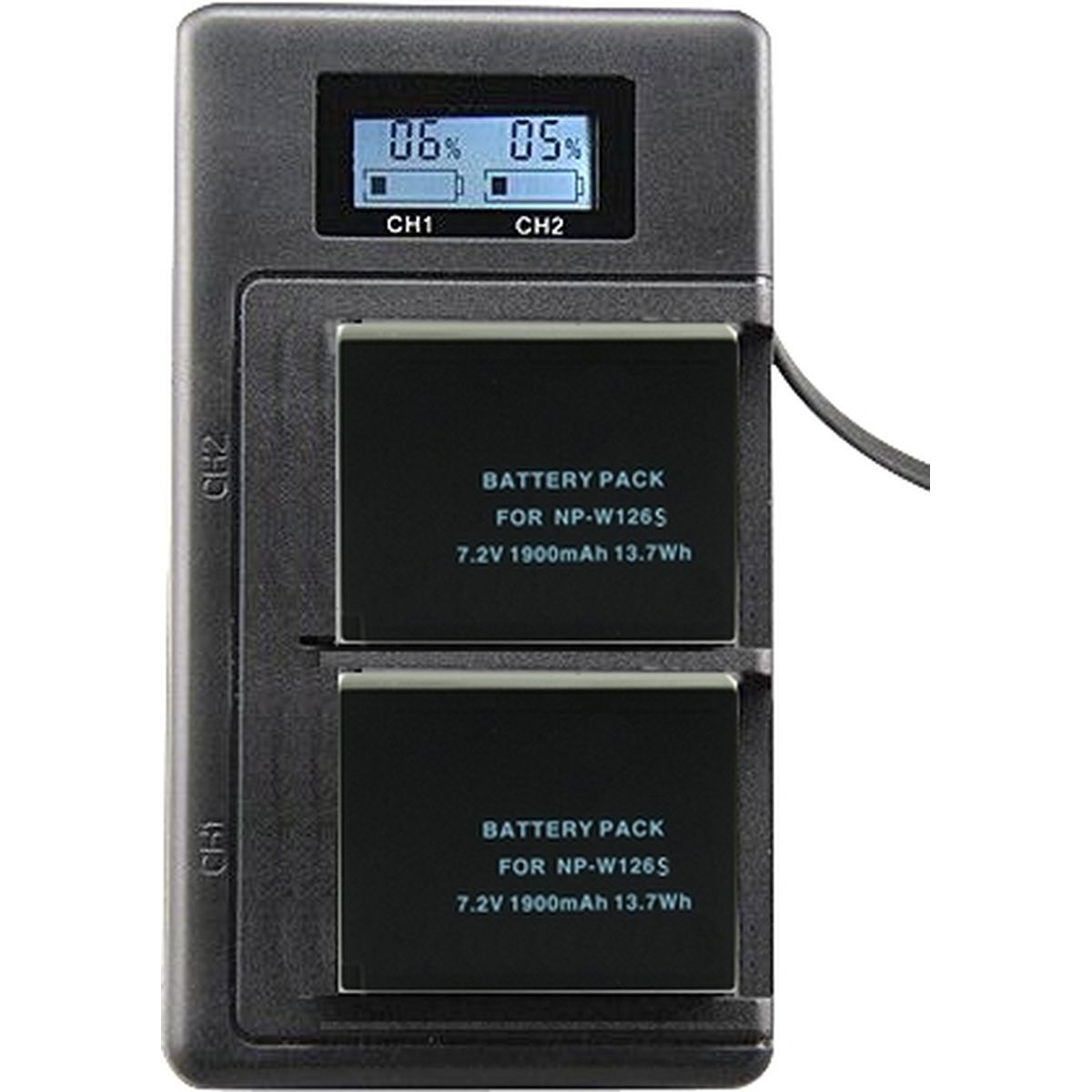 McoPlus Duocharger USB incl. 2x NP-W126S