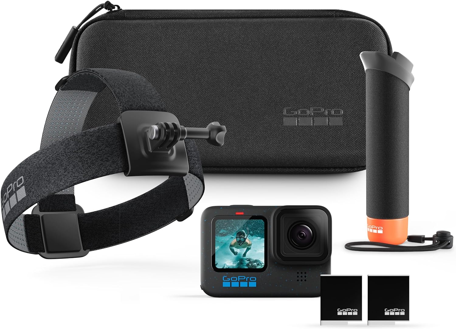 GoPro HERO12 Black Acc. Bundle Enduro battery/Handler/Head Strap