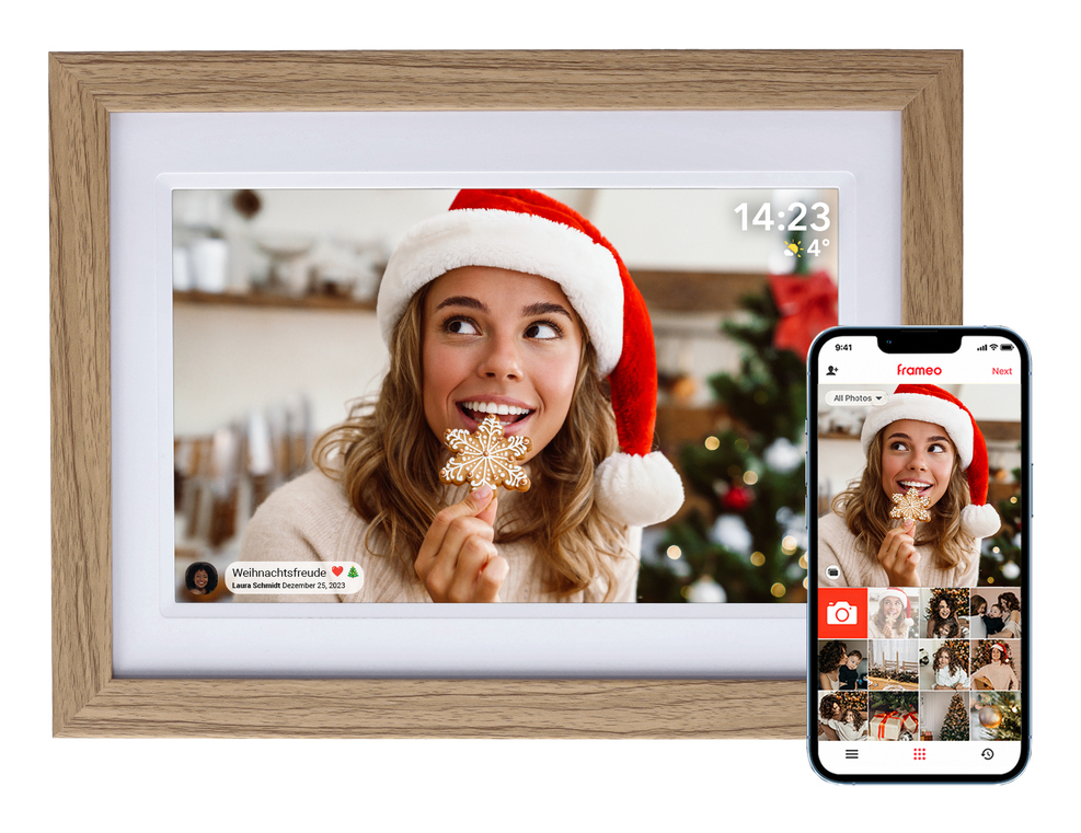 Rollei Frameo Wood WiFi 10 inch Digital Photo Frame