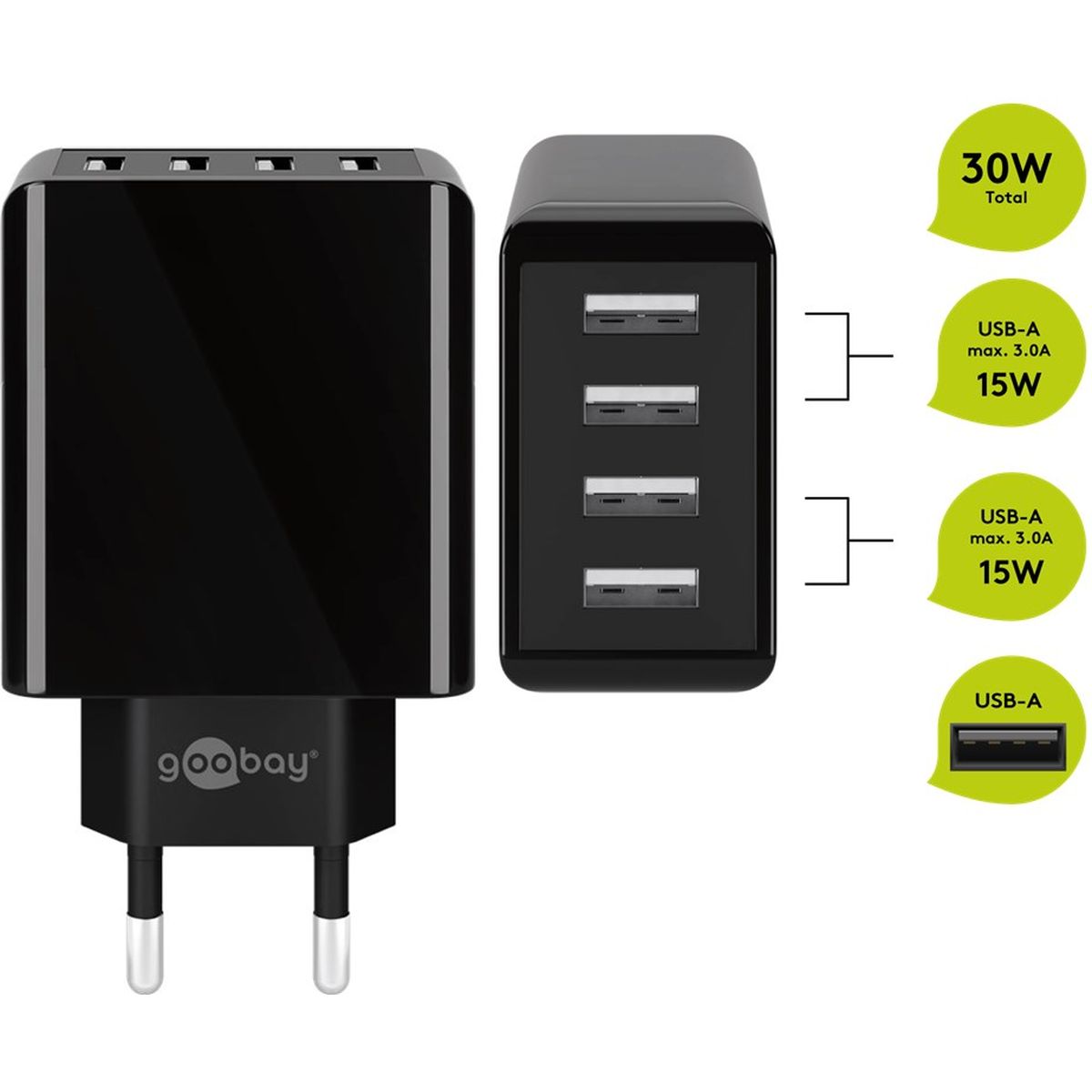 Goobay USB Dual Charger