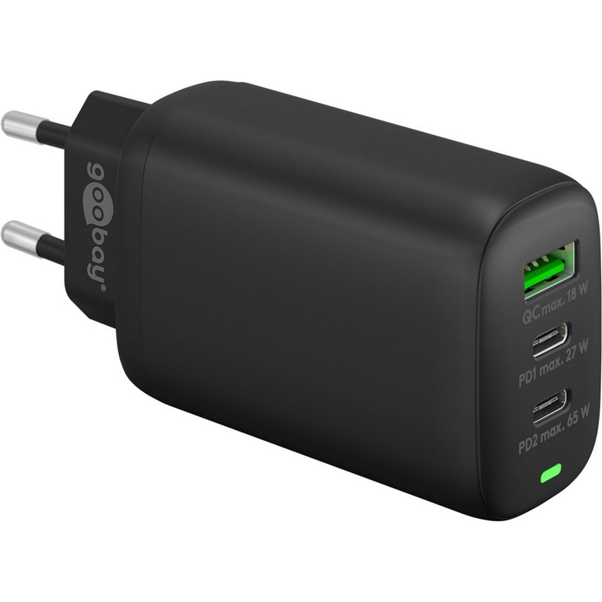 Goobay 3x Multiport USB-C PD Fastcharger 65W