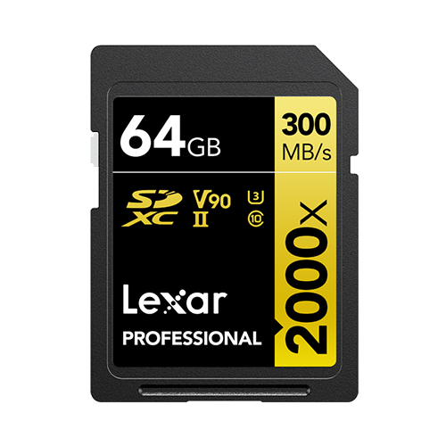 Lexar SDXC Professional UHS-II 2000x 64GB