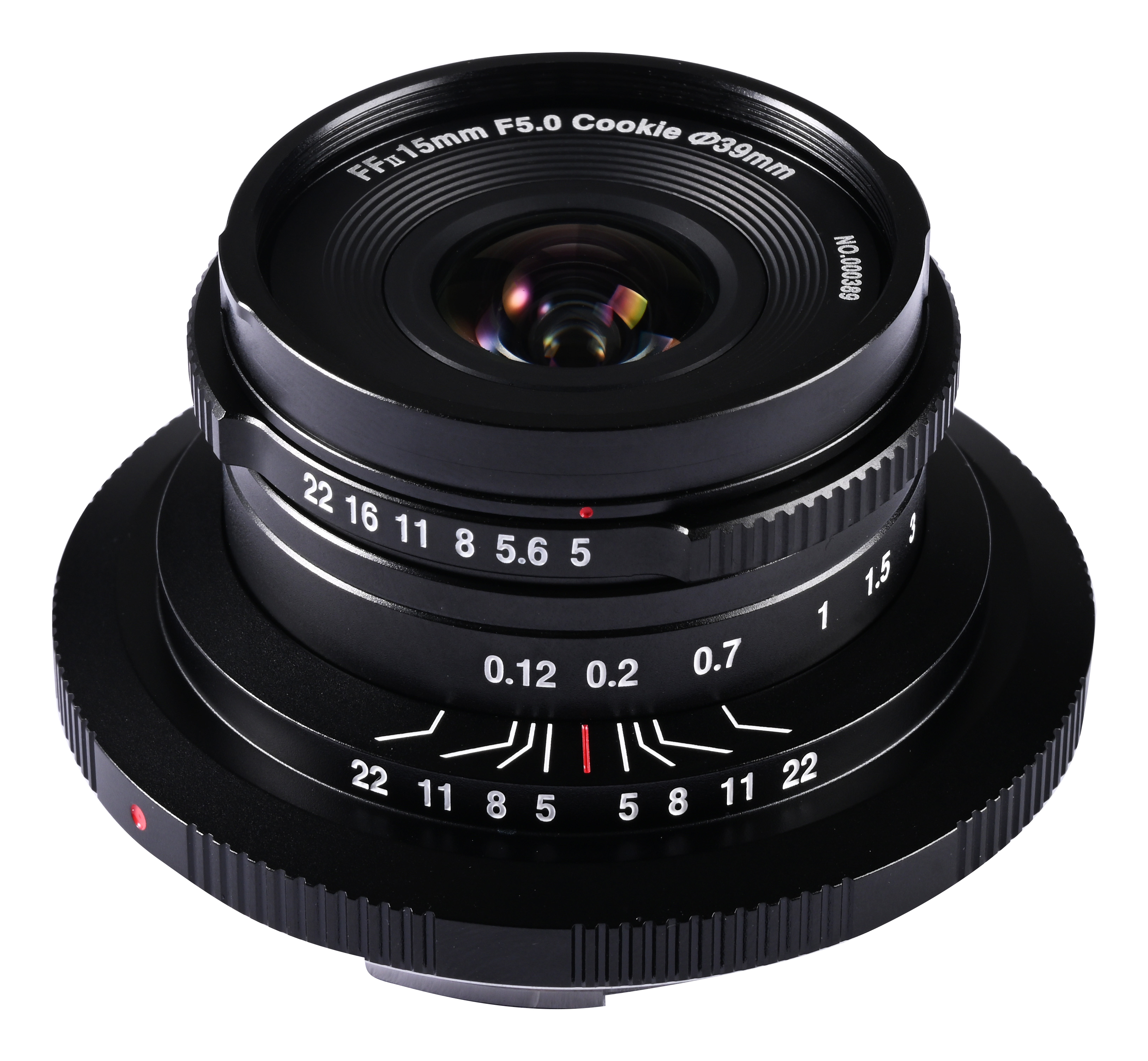 Laowa 15mm f/5 Cookie FF, Nikon Z MILC Groothoeklens Zwart