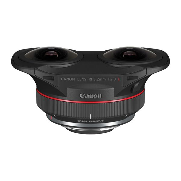Canon RF 5.2 mm f2.8L Dual Fisheye SLR Groothoeklens type "fish eye" Zwart