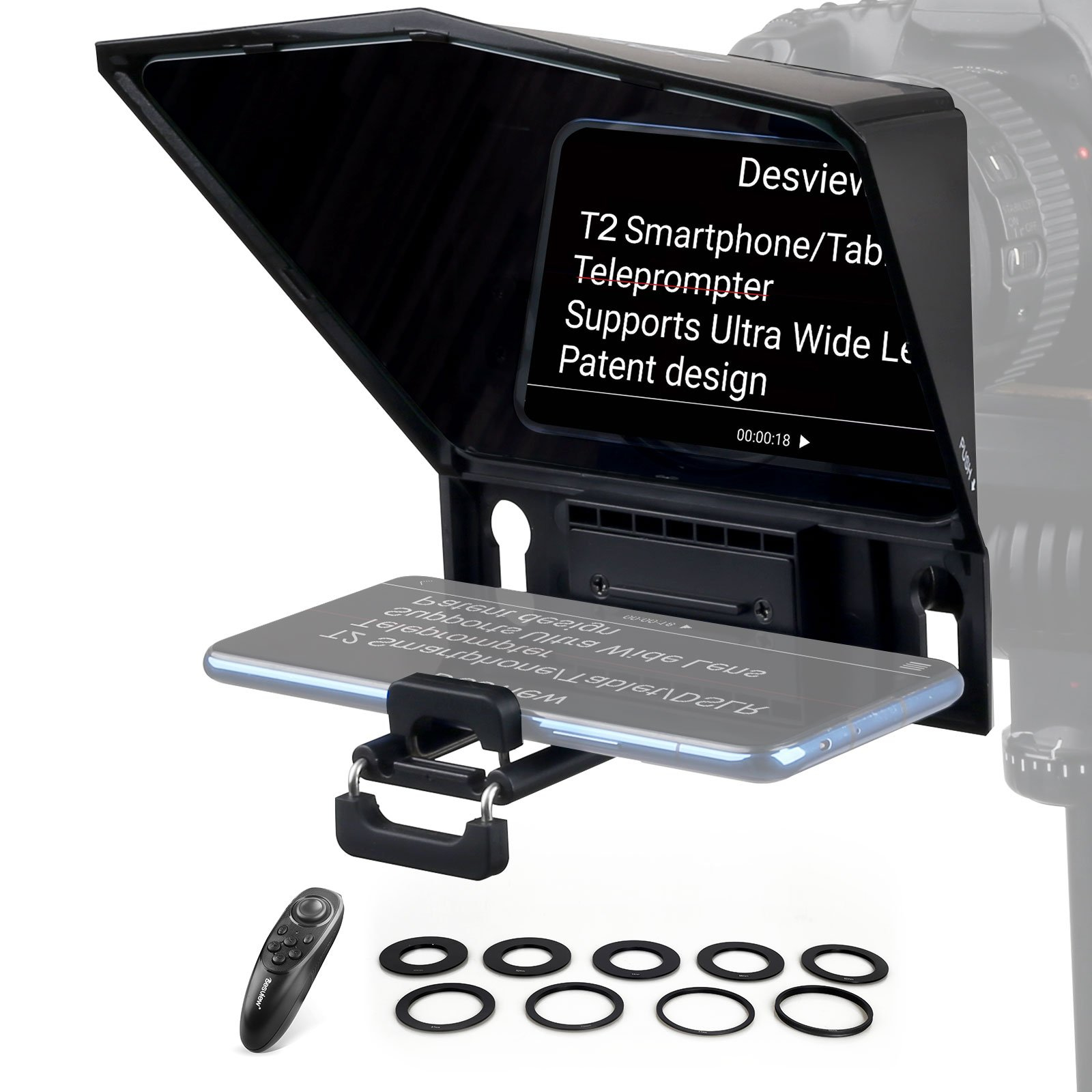 DESVIEW Teleprompter (autocue) for smartphone/tablets