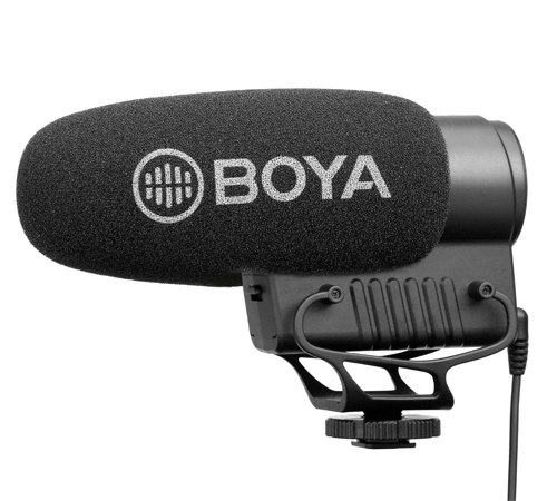 Boya BY-BM3051S mono/stereo switchable shotgun microphone