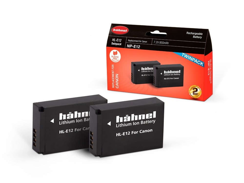 Hahnel HL-E12 Canon Type Twin Pack