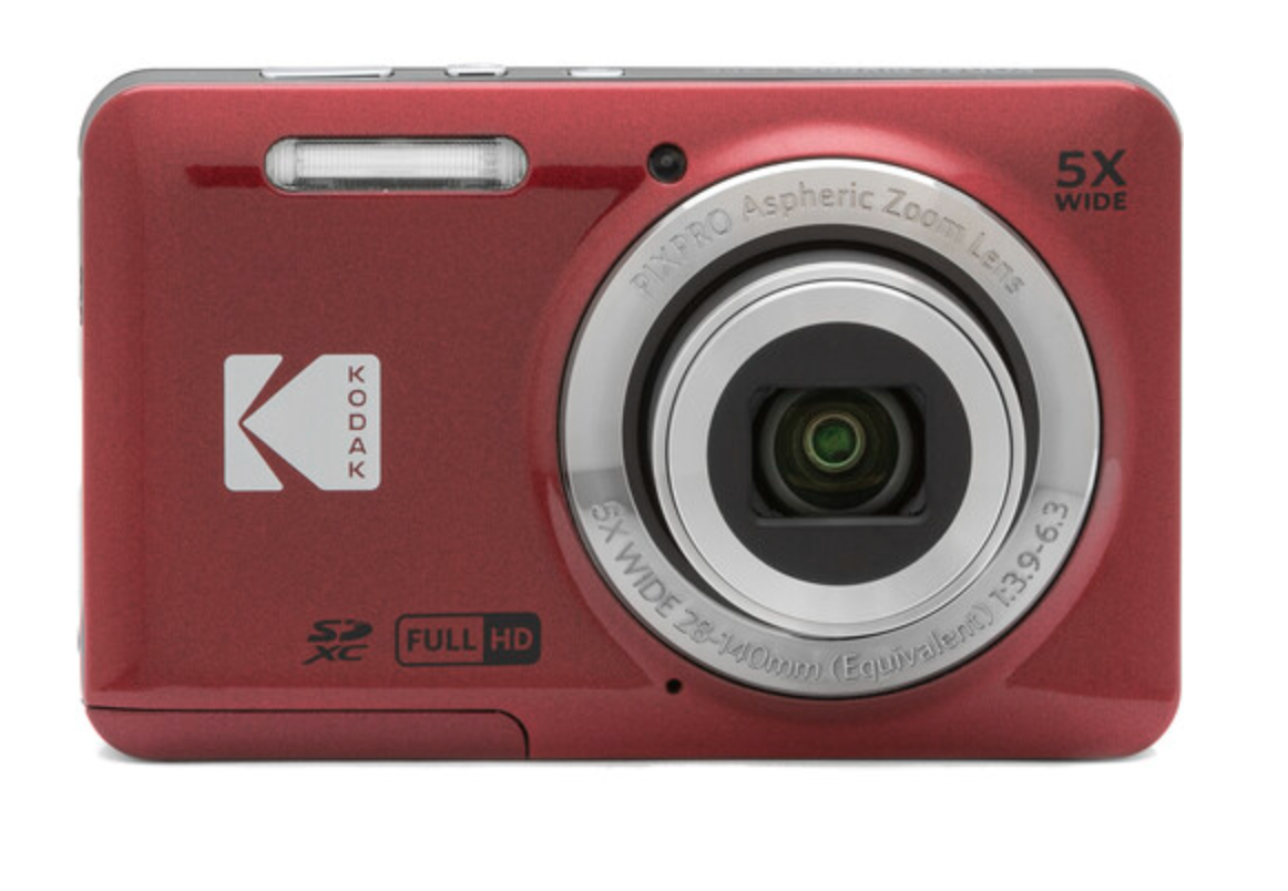 Kodak FZ55 5X Zoom CMOS FHD Li-ion Red