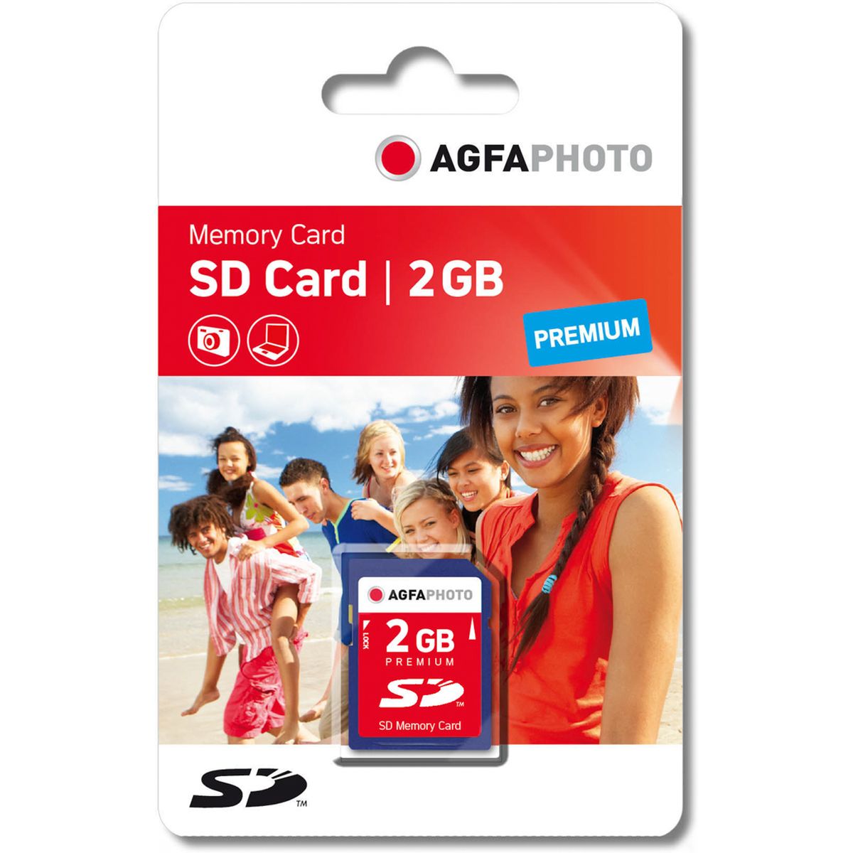 AgfaPhoto SD kaart 2GB 133x Premium