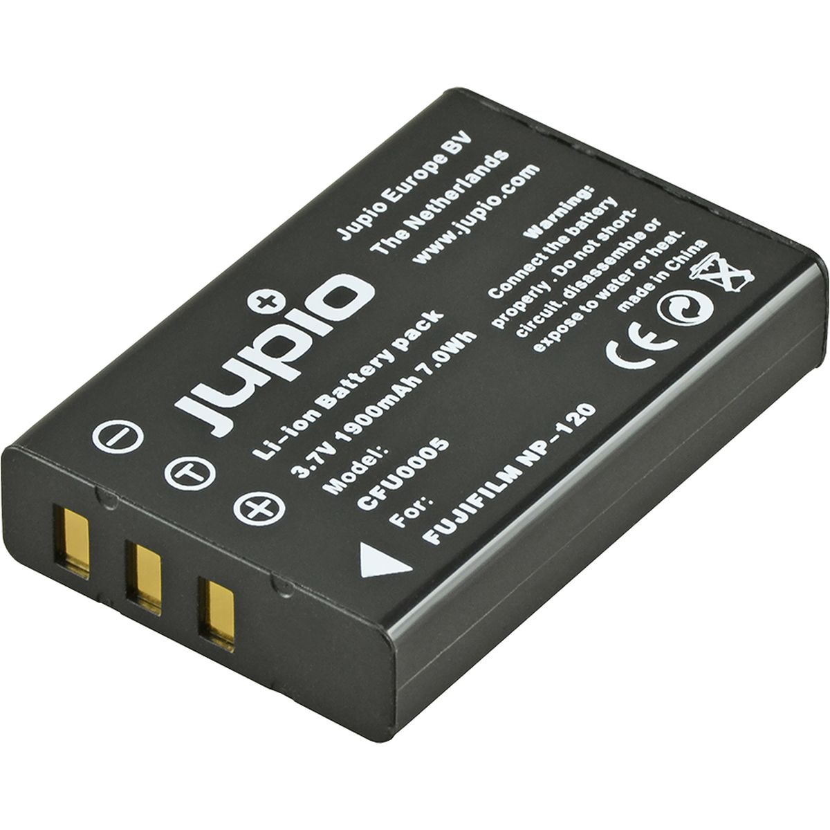 Jupio NP-120 for Fuji / DB-43 for Ricoh / D-Li7 for Pentax 1900 mAh
