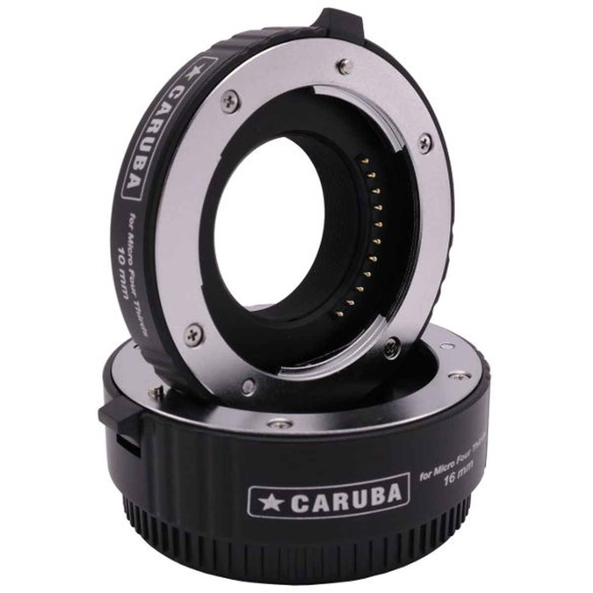 Caruba Extension Tube set   Olympus MFT Chroom (versie II)