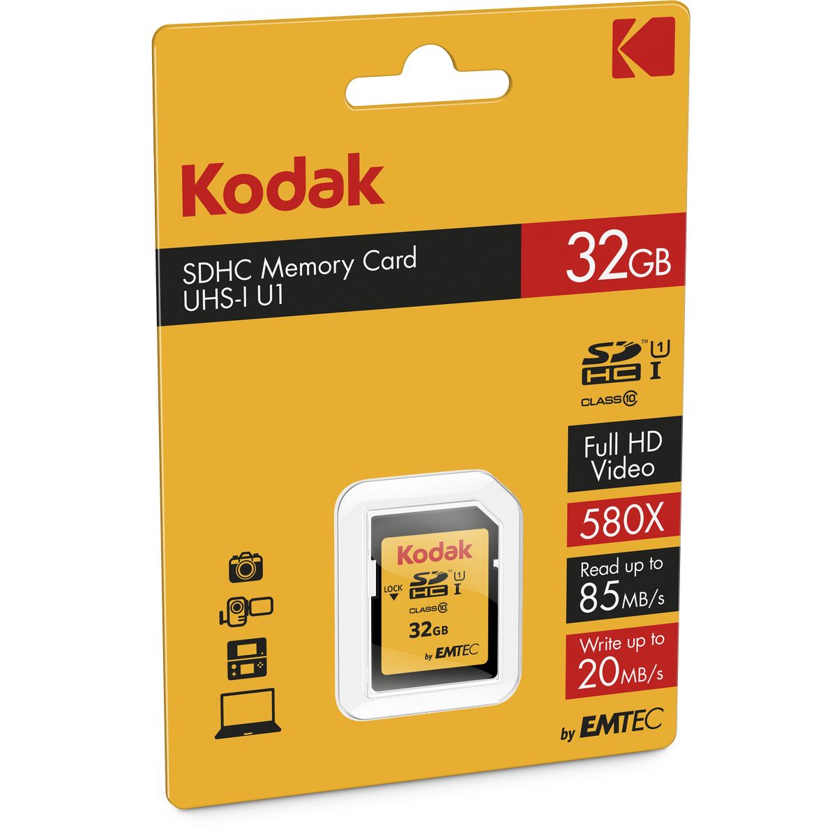 Kodak SDHC 32GB Class10 U1