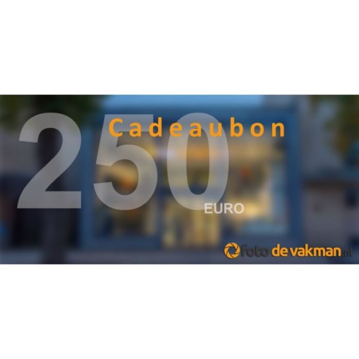 Foto de Vakman Cadeaubon t.w.v. 250 euro