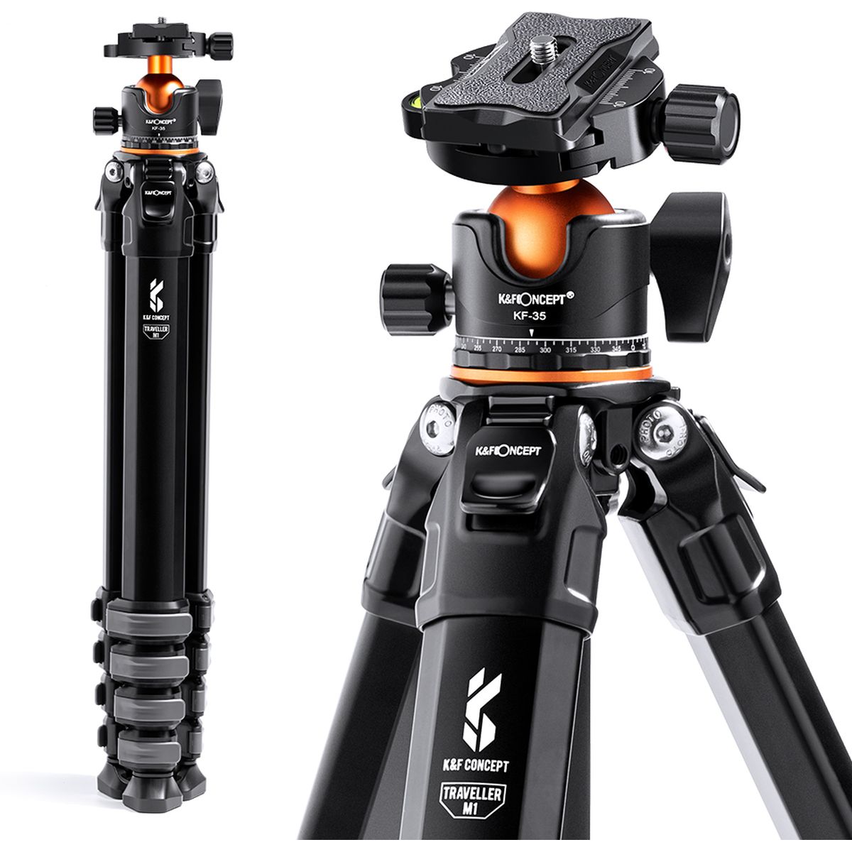 K&F Concept Tripod M1+BH-35L