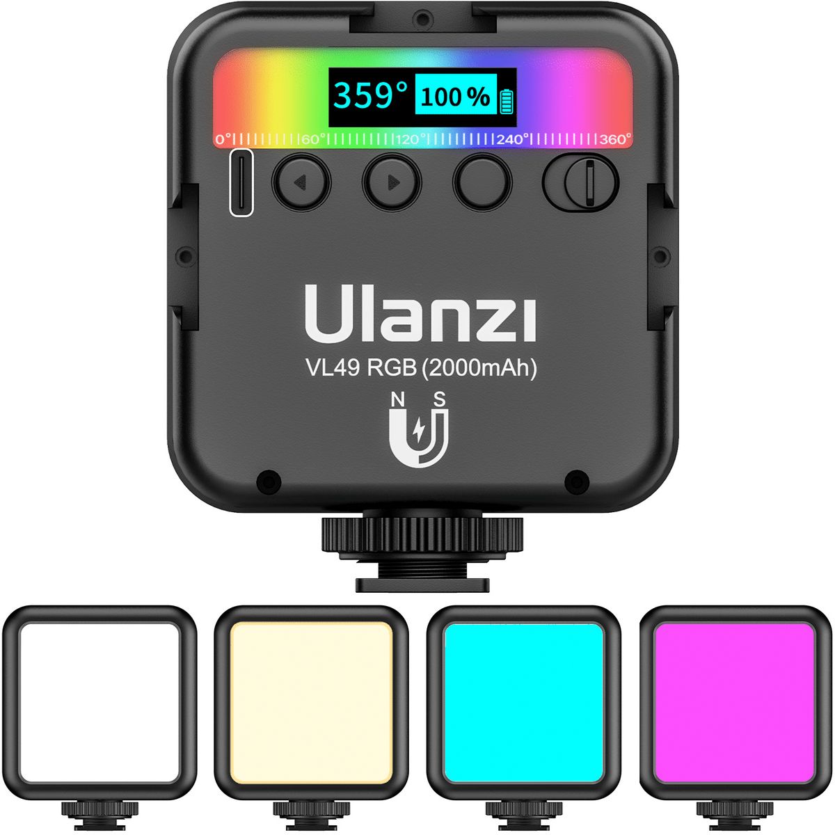 Ulanzi VL49 RGB Multi Color LED-Video Lamp
