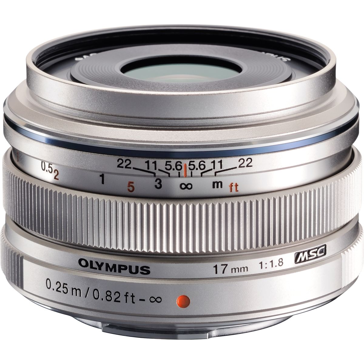 Olympus M.Zuiko Digital 17mm/F1.8 zilver