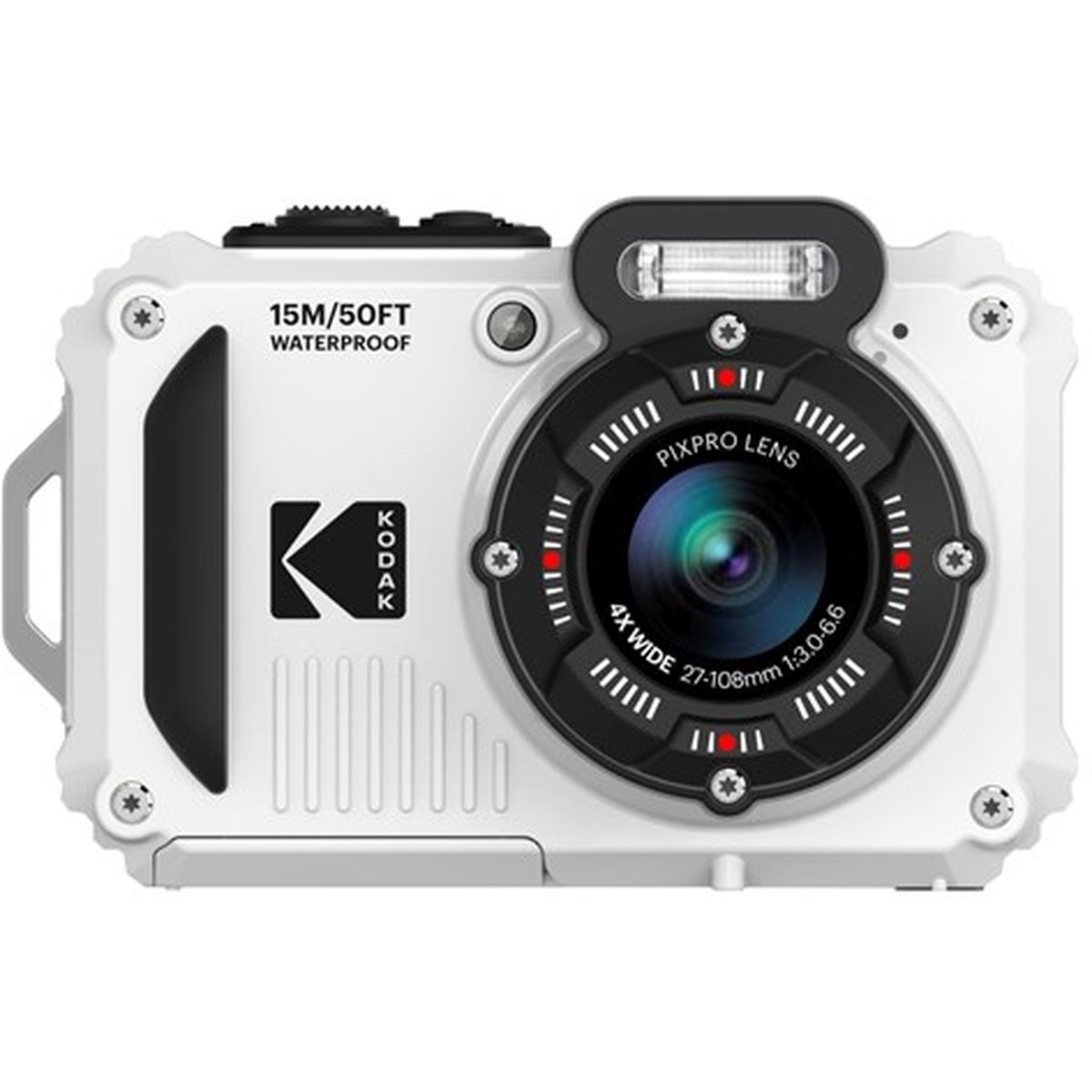 Kodak Waterproof WPZ2 5X Zoom WiFi White afbeelding