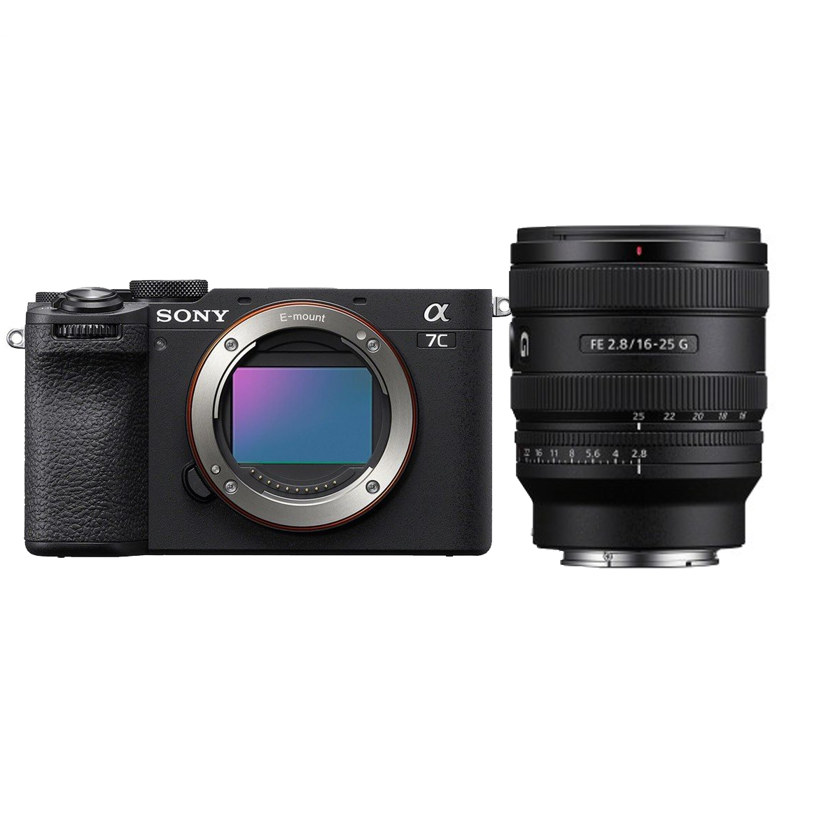Sony A7C II Zwart  + Sony SEL 16-25mm FE f/2.8 G
