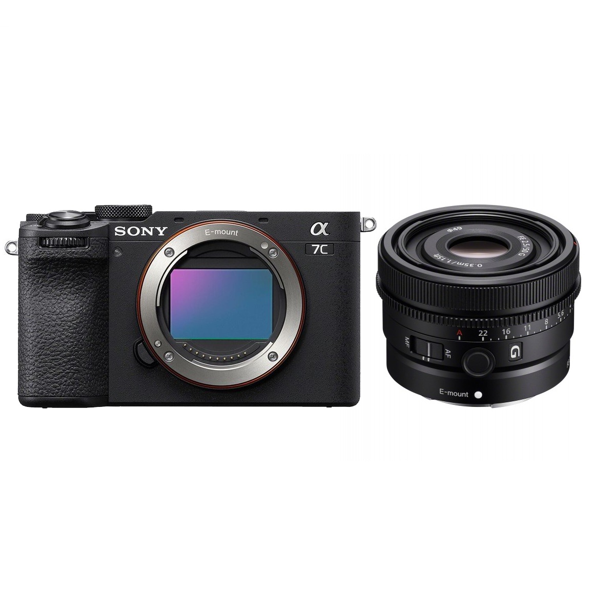 Sony A7C II Zwart + Sony FE 50 mm F2.5 G MILC Zwart