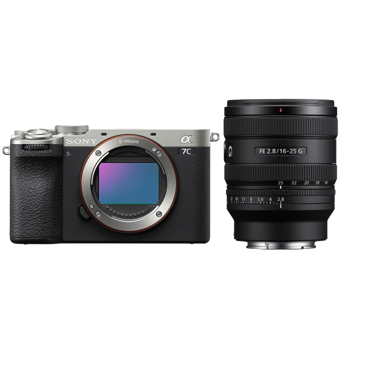 Sony A7C II Zilver + Sony SEL 16-25mm FE f/2.8 G