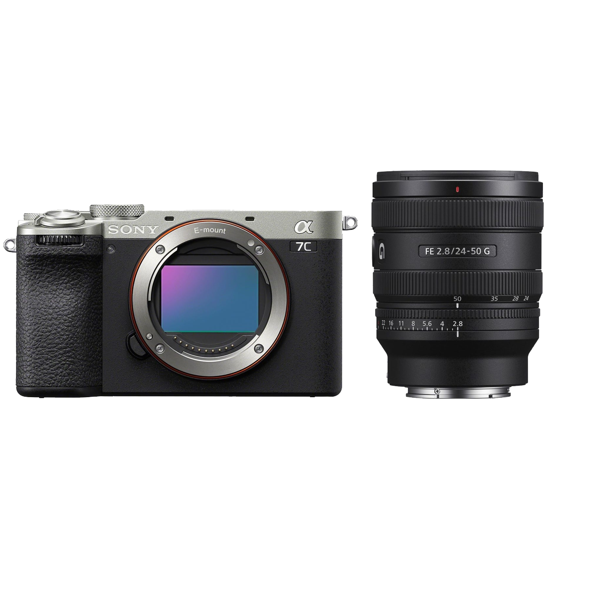 Sony A7C II Zilver + Sony SEL 24-50mm f/2.8 G