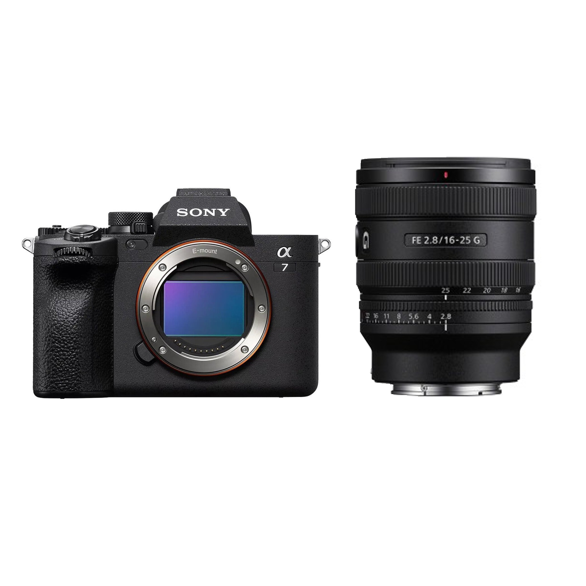 Sony A7 Mark IV body Zwart + Sony SEL 16-25mm FE f/2.8 G