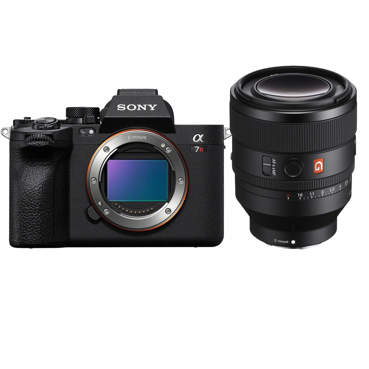 Sony A7R V body Zwart + Sony SEL 50mm F1.2 FF E-mount lens