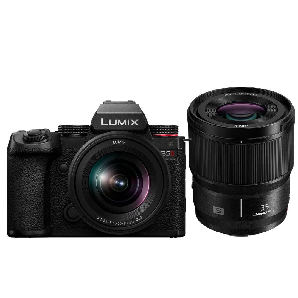 Panasonic Lumix S5II + 20-60mm f/3.5-5.6 + Lumix S 35mm f/1.8