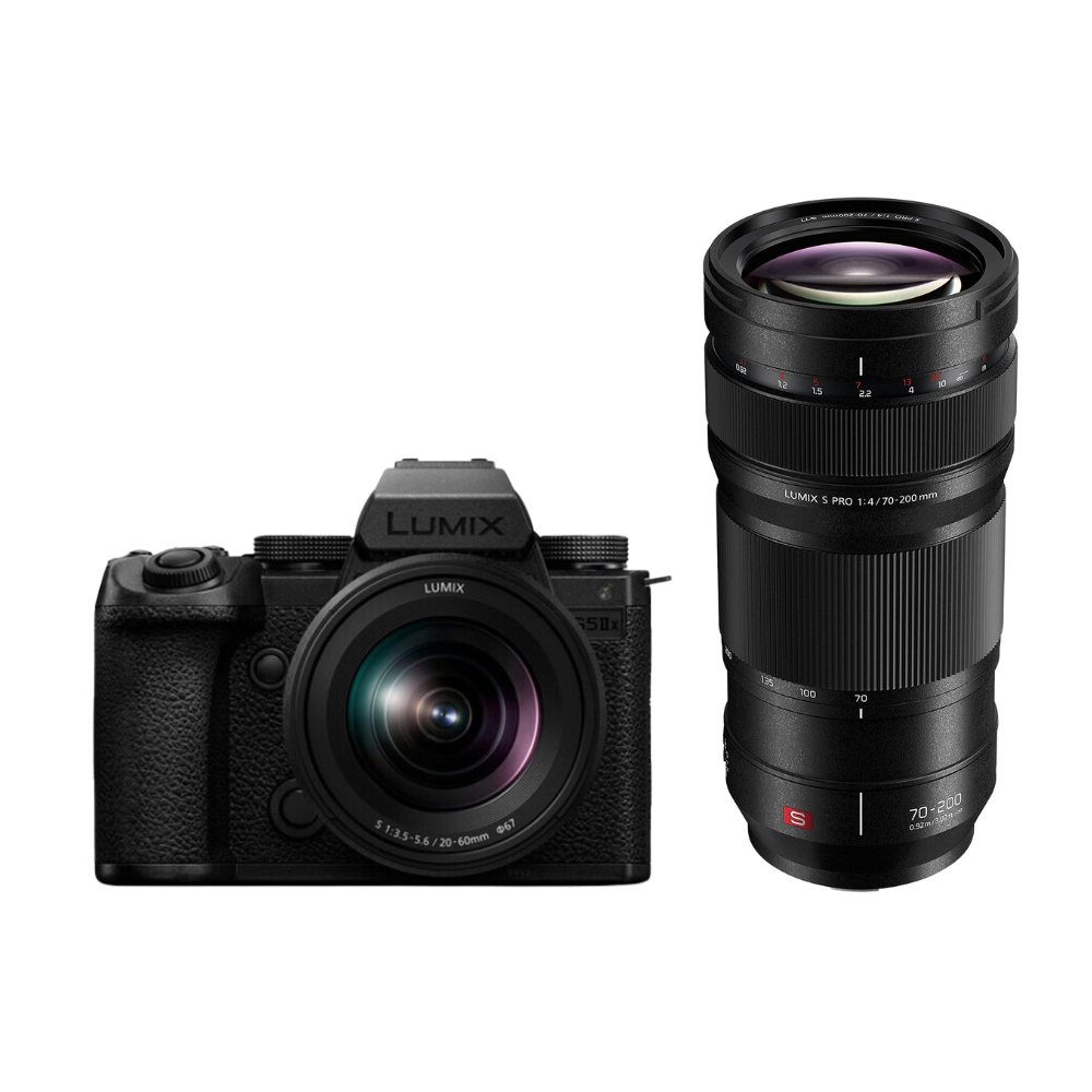 Panasonic Lumix S5IIX + 20-60mm f/3.5-5.6 + Lumix S Pro 70-200mm f/2.8