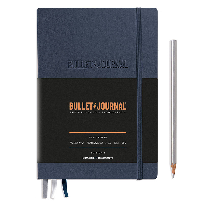 Leuchtturm Blue22, Bullet Journal - Edition 2, Medium (A5), 120 g/mì paper, 206 p., dotted
