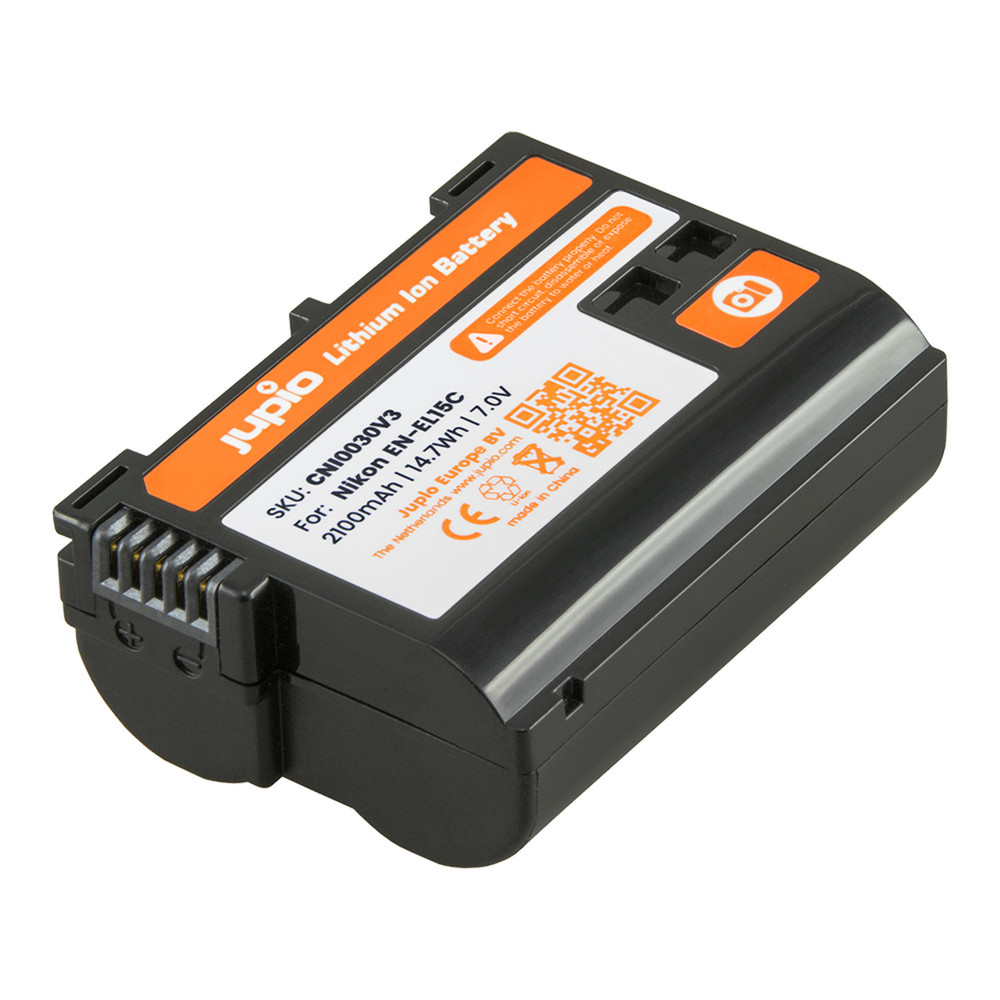 Jupio EN-EL15C 2100mAh gechikt voor de D780,D850,D7500 en alle Z full- frame modellen