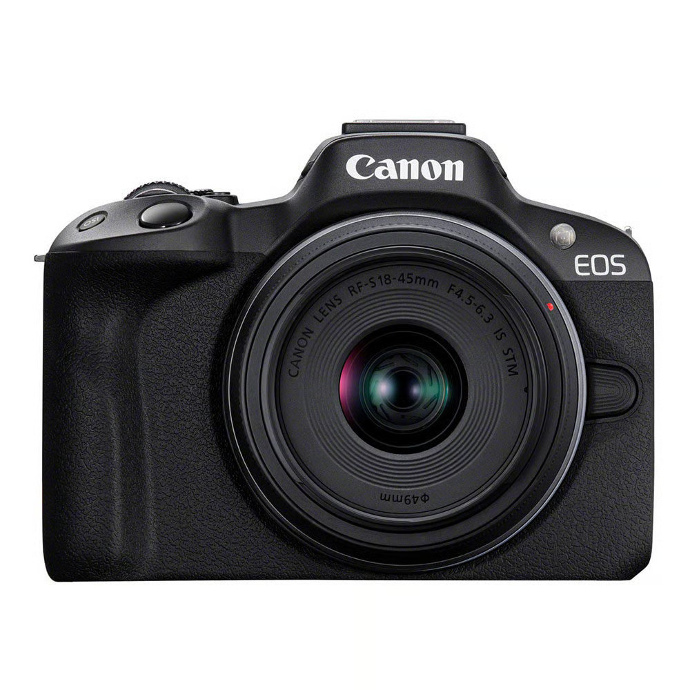 Canon EOS R50, Black + RF-S 18-45 IS STM + RF-S 55-210mm F5-7.1 IS STM