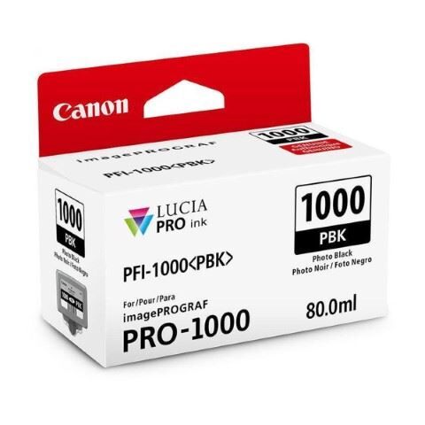 Canon PFI-1000 PBK photo zwart