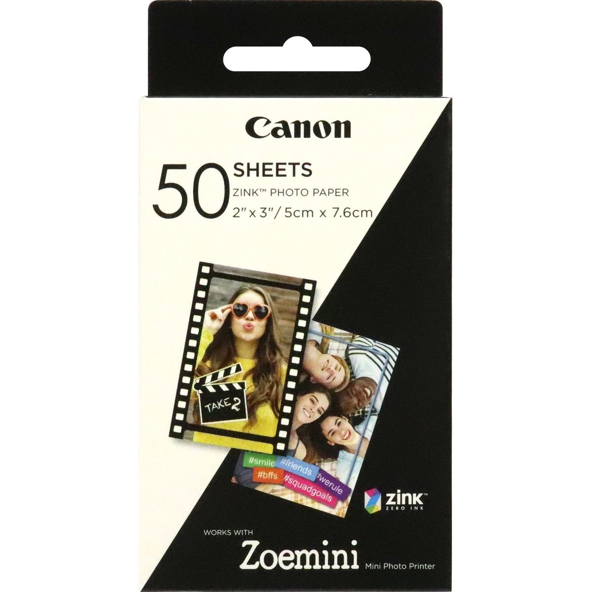 Canon zink paper zp-2030 50 sheets exp hb