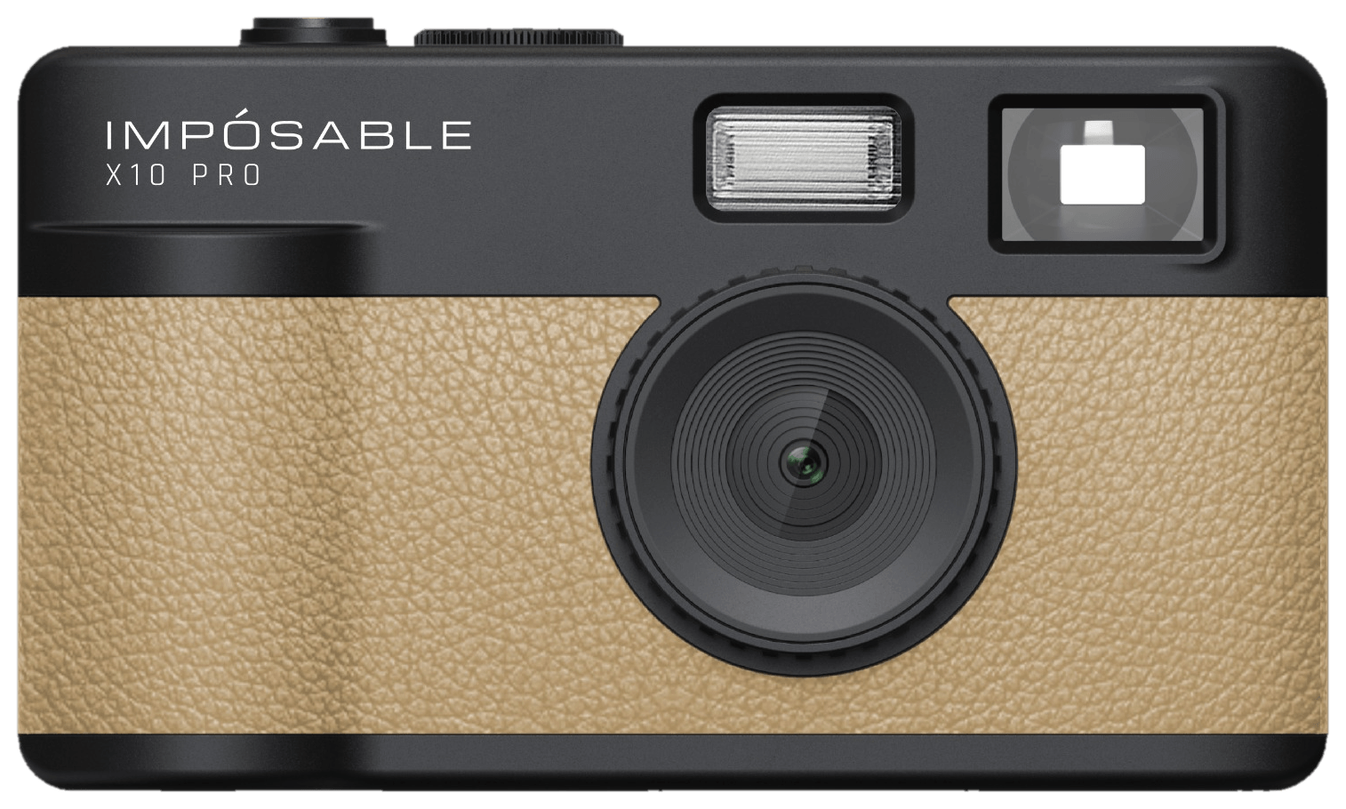IMPÓSABLE - X10 PRO - Classic Tan - 12MP - Screenless Retro Camera - incl 4GB Memory Card