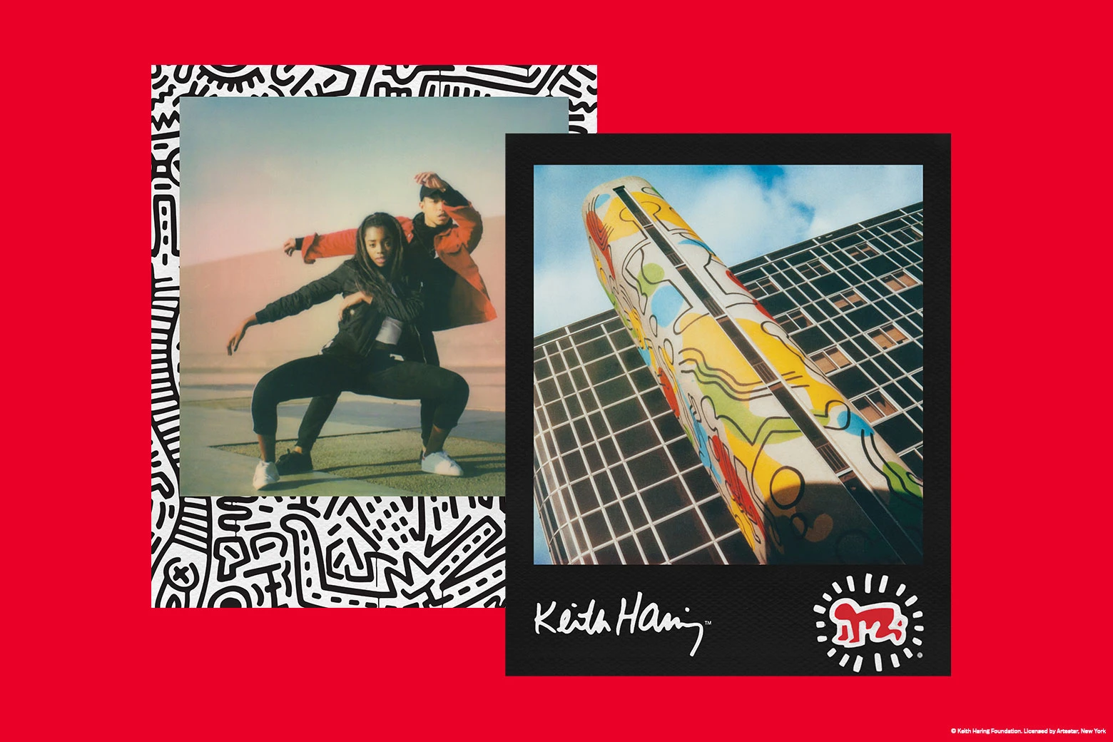 Polaroid Color film for i-Type - Keith Haring edition