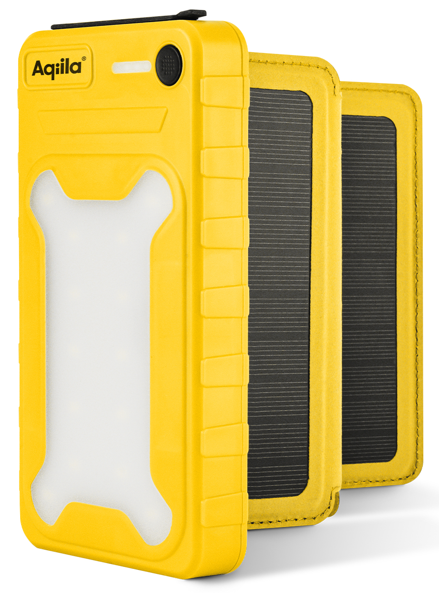 Aqilia Powerbird BS10 Solar PowerBank 20W Yellow 10.000 mAh