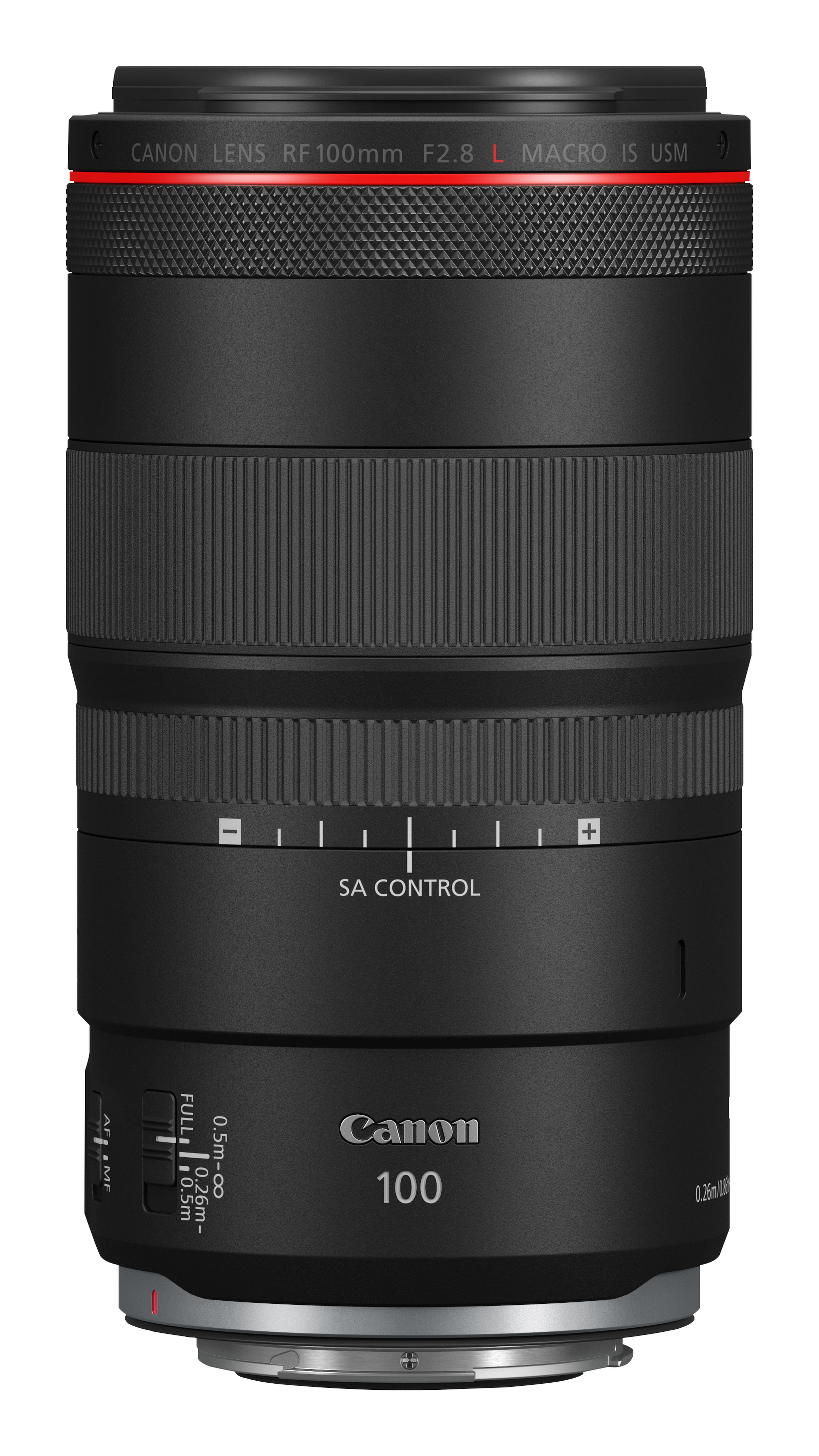 Canon RF 100mm F2.8L MACRO IS USM SLR Macrolens Zwart