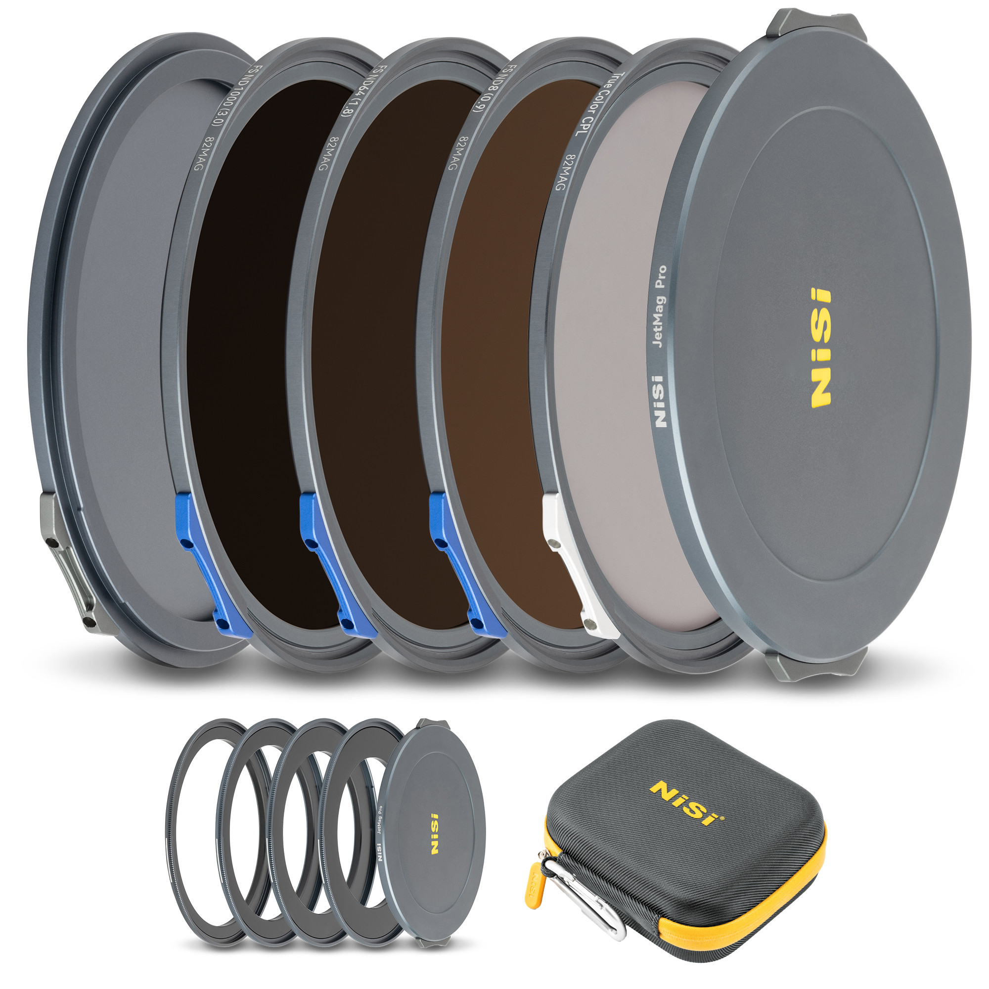 NiSi JetMag  Landscape ND Kit voor 67 tot 82mm Cpol en 3x ND