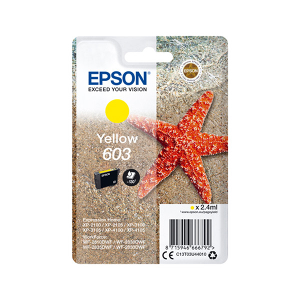 Epson inktpatroon geel T 603  220 ml T 6034