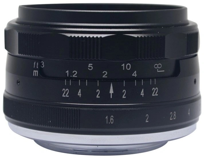 McoPlus MCO35mm F/1.6 Canon Zwart