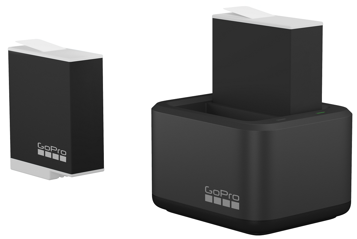 Gopro Dual Battery Charger +2x Enduro Batt For HERO12,11,10,9