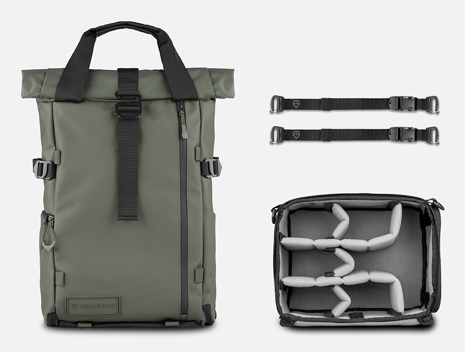 Wandrd PRVKE 21l Wasatch Green Photo Bundle V4