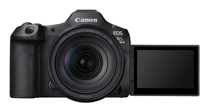 Canon EOS R5 Mark II Body + RF 24-105mm F/4.0 L IS USM Kit MILC 45 MP CMOS 8192 x 5464 Pixels Zwart