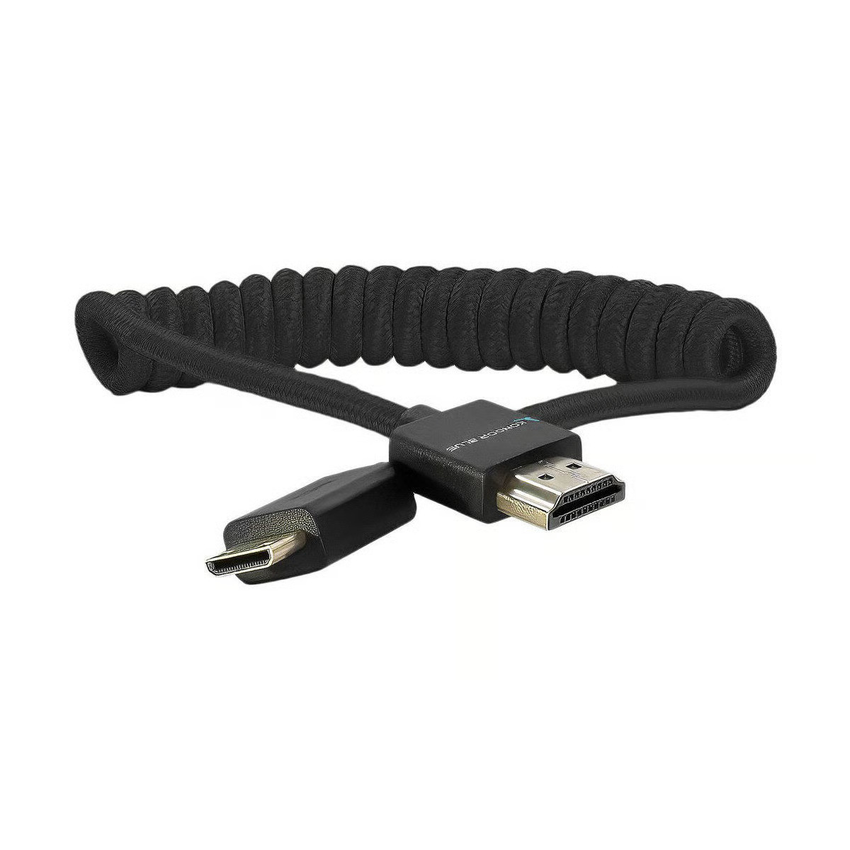 Kondor Blue Coiled Micro HDMI To Full HDMI (12-24)