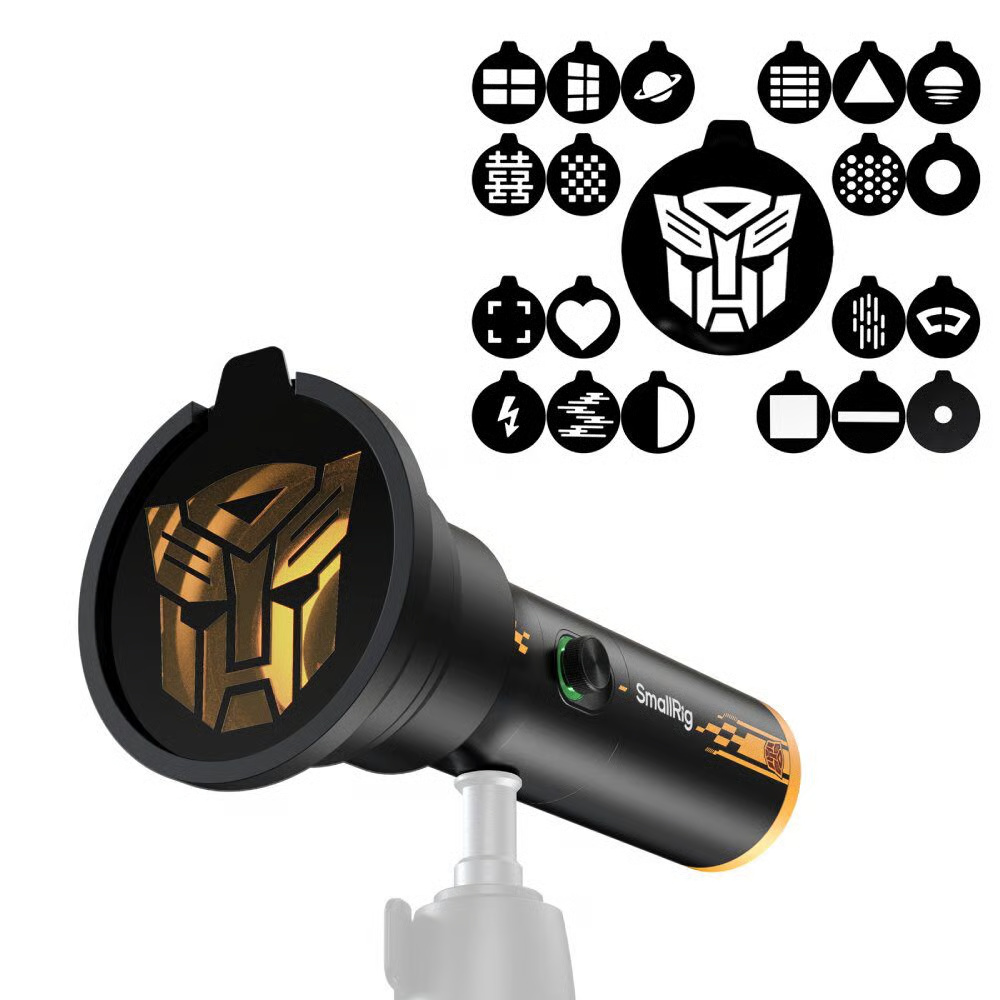 SmallRig 5512 RF 10C Portable Focusable LED Video Light (BumbleBee Edition)