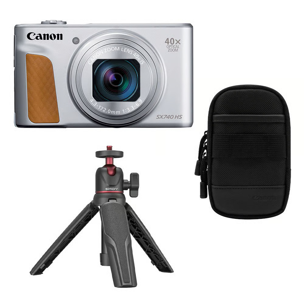 Canon PowerShot SX740 HS Lite Edition zilver Travel SmallRig