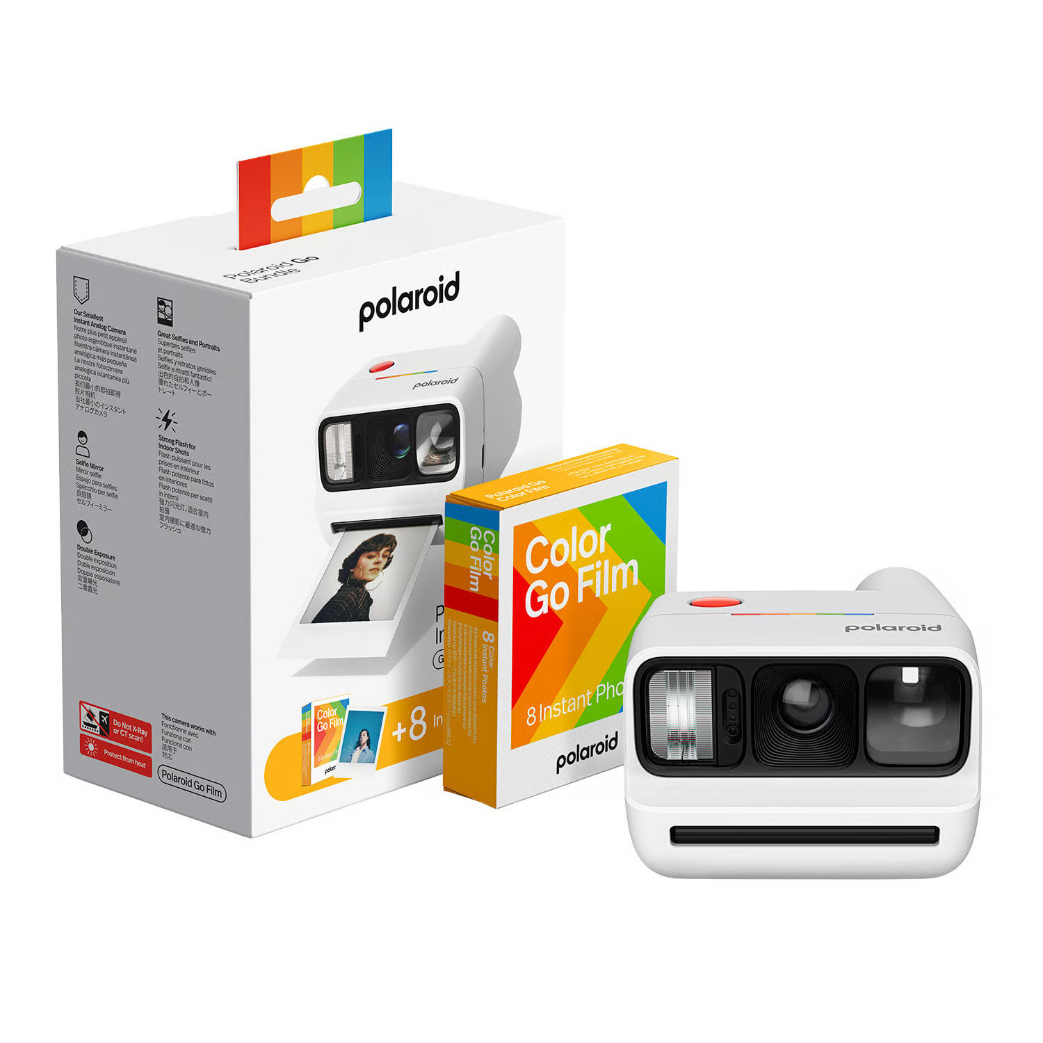 Polaroid Go Gen 3 White + Colour Film Bundle (8 Photos)